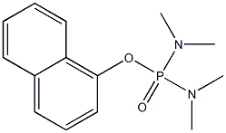 Di(dimethylamino)phosphinic acid (1-naphtyl) ester 结构式