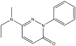 6-(Ethylmethylamino)-2-phenyl-3(2H)-pyridazinone 结构式