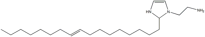 1-(2-Aminoethyl)-2-(9-heptadecenyl)-4-imidazoline 结构式