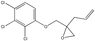 2,3,4-Trichlorophenyl 2-allylglycidyl ether 结构式