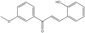 (E)-3-(2-Hydroxyphenyl)-1-(3-methoxyphenyl)-2-propen-1-one 结构式