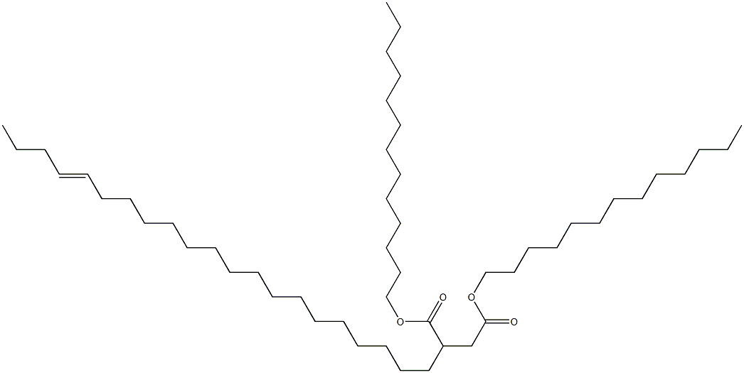 2-(17-Henicosenyl)succinic acid ditridecyl ester 结构式