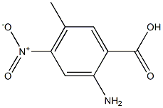 2-Amino-5-methyl-4-nitrobenzoic acid 结构式