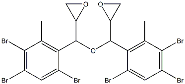 2,4,5-Tribromo-6-methylphenylglycidyl ether 结构式