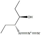 (3R,4R)-4-Azido-3-hexanol 结构式