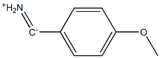 4-Methoxyphenyl(iminio)methaneide 结构式