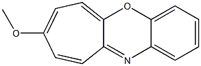 8-Methoxybenzo[b]cyclohept[e][1,4]oxazine 结构式