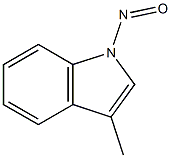 3-Methyl-1-nitroso-1H-indole 结构式