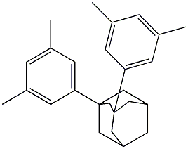 1,3-Bis(3,5-dimethylphenyl)adamantane 结构式