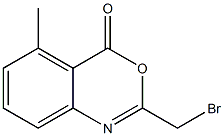 2-Bromomethyl-5-methyl-4H-3,1-benzoxazin-4-one 结构式