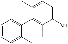 2,4-Dimethyl-3-(2-methylphenyl)phenol 结构式
