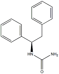 (-)-[(R)-1,2-Diphenylethyl]urea 结构式