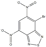 4-Bromo-5,7-dinitro-2,1,3-benzothiadiazole 结构式