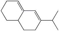 3,4,4a,5,6,7-Hexahydro-2-isopropylnaphthalene 结构式