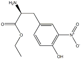 3-Nitro-L-tyrosine ethyl ester 结构式