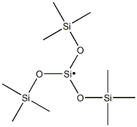 Tris(trimethylsilyloxy)silyl radical 结构式