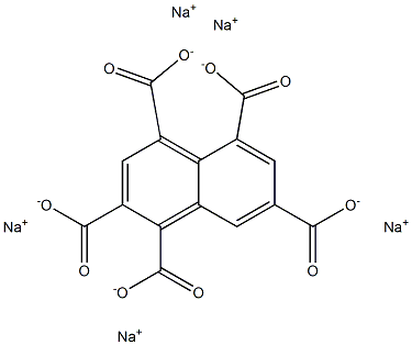 1,2,4,5,7-Naphthalenepentacarboxylic acid pentasodium salt 结构式