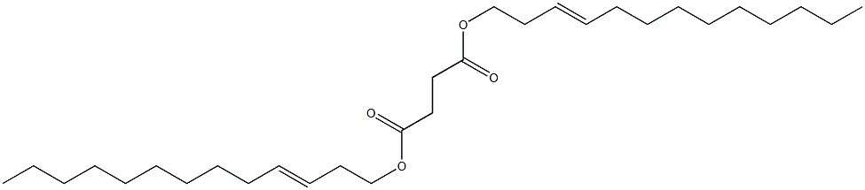 Succinic acid di(3-tridecenyl) ester 结构式