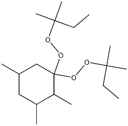 2,3,5-Trimethyl-1,1-bis(tert-pentylperoxy)cyclohexane 结构式
