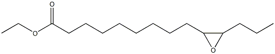 10,11-Epoxytetradecanoic acid ethyl ester 结构式