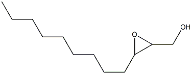 2,3-Epoxydodecan-1-ol 结构式