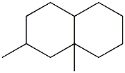 Decahydro-2,8a-dimethylnaphthalene 结构式