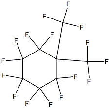 Bis(trifluoromethyl)decafluorocyclohexane 结构式