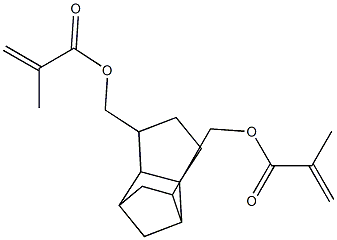 Bismethacrylic acid tricyclo[5.2.1.02,6]decane-3,8-diylbismethylene ester 结构式