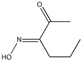 3-(Hydroxyimino)hexan-2-one 结构式