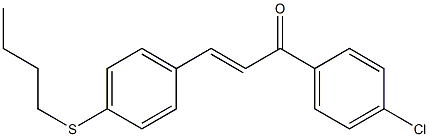 4-((Butylthio))-4'-chlorochalcone 结构式