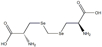 3,3'-Methylenebisselenobis[(S)-2-aminopropanoic acid] 结构式