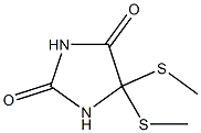 5,5-Di(methylthio)hydantoin 结构式