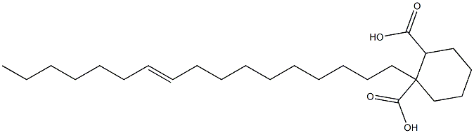 Cyclohexane-1,2-dicarboxylic acid hydrogen 1-(10-heptadecenyl) ester 结构式