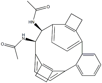 (1R,2S)-N,N'-Diacetyl-1,2-[o-phenylenebis(ethylene-4,1-phenylene)]-1,2-ethanediamine 结构式