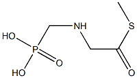 [(Phosphonomethyl)amino]thioacetic acid S-methyl ester 结构式
