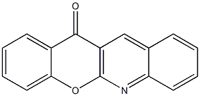 12H-[1]Benzopyrano[2,3-b]quinoline-12-one 结构式