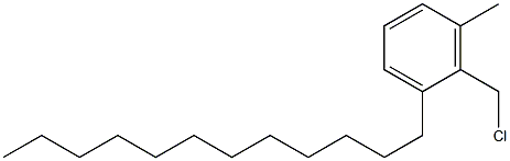 2-Dodecyl-6-methylbenzyl chloride 结构式