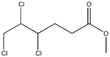 4,5,6-Trichlorohexanoic acid methyl ester 结构式