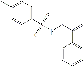 N-(2-Phenylallyl)-p-toluenesulfonamide 结构式