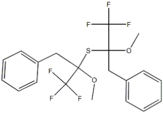 Benzyl(2,2,2-trifluoro-1-methoxyethyl) sulfide 结构式