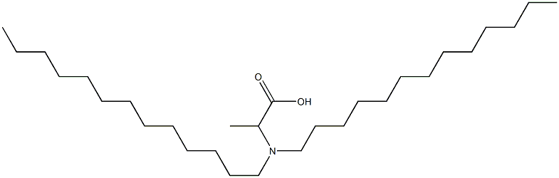 2-(Ditridecylamino)propanoic acid 结构式