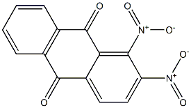 1,2-Dinitroanthraquinone 结构式
