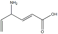 (E)-4-Amino-2,5-hexadienoic acid 结构式