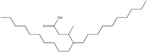 3-(Didecylamino)butyric acid 结构式