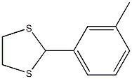 2-(m-Tolyl)-1,3-dithiolane 结构式