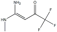 1,1,1-Trifluoro-4-amino-4-methylamino-3-buten-2-one 结构式
