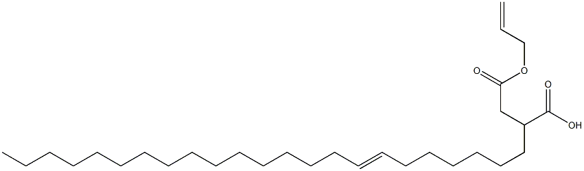 2-(7-Tricosenyl)succinic acid 1-hydrogen 4-allyl ester 结构式