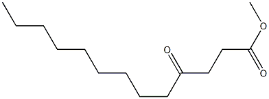 4-Oxotridecanoic acid methyl ester 结构式