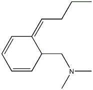 (1Z)-2-[(Dimethylamino)methyl]-1-butylidene-3,5-cyclohexadiene 结构式
