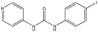 1-[(4-Iodophenyl)]-3-(pyridin-4-yl)urea 结构式